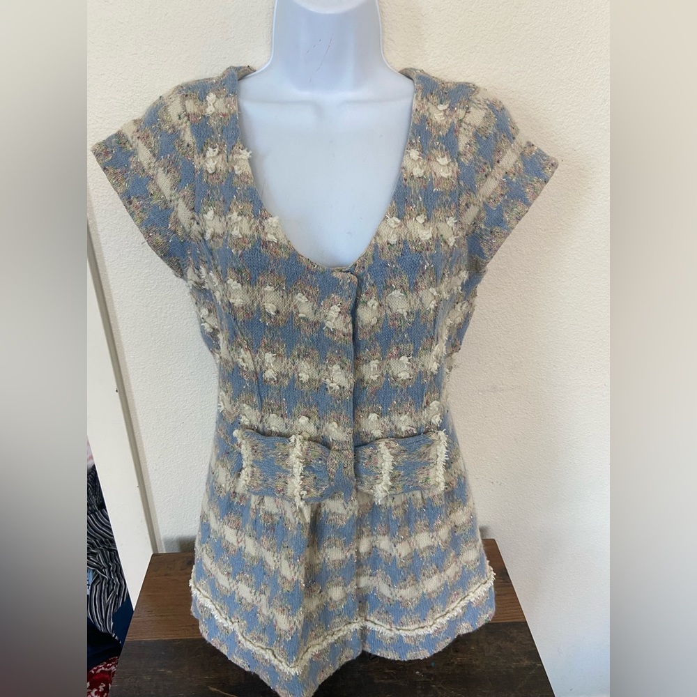 Anthropologie Charlie & robin sweater/vest size M